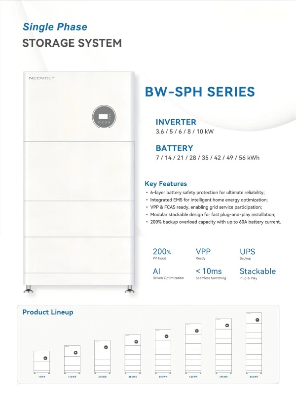 5kw 28kwh Single Phase Ess Kit